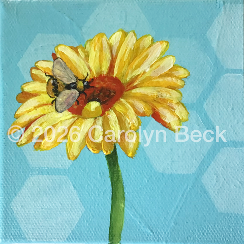 Bee on Flower