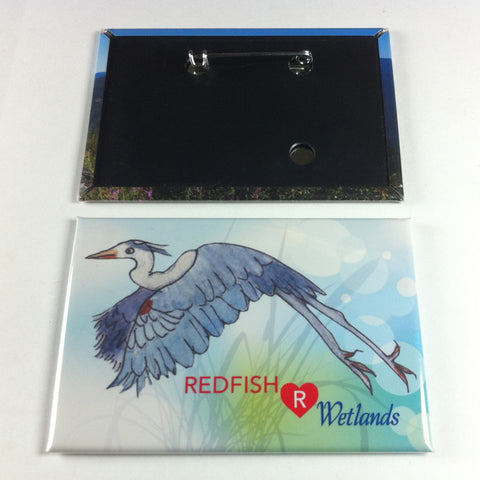 2"x3" Rectangle Custom Button